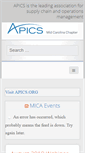 Mobile Screenshot of midcarolina-apics.org